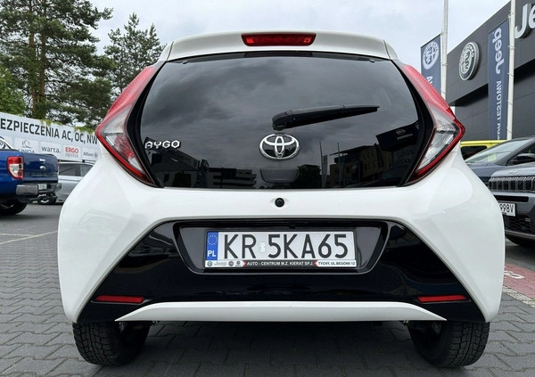 Toyota Aygo cena 44900 przebieg: 48003, rok produkcji 2018 z Radzionków małe 781